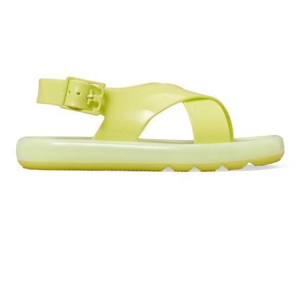 Tory Burch Criss-Cross Bubble Jelly Sandals Size 8 US - Picture 1 of 5